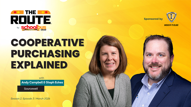 Two people on the cover of the intro slide for the video