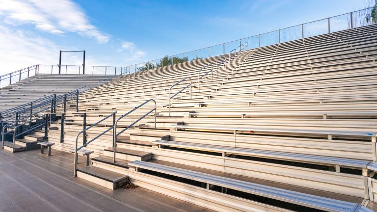 stadium bleachers