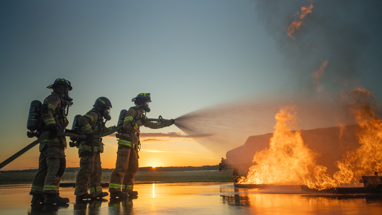 Fire training